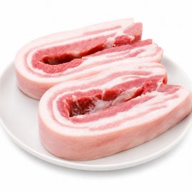 pork belly with skin (whole piece)